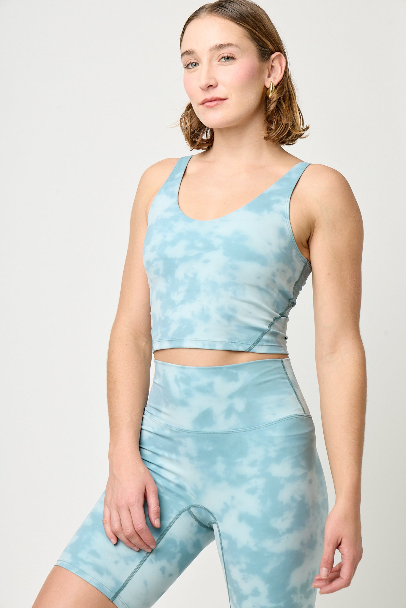 TIE-DYE SET smoke-blue