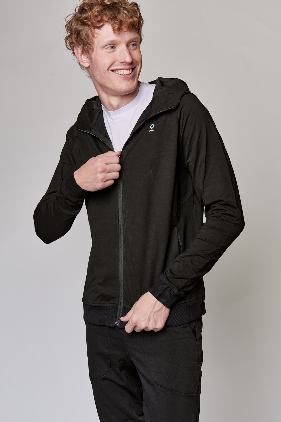 FULLZIP HOODIE black