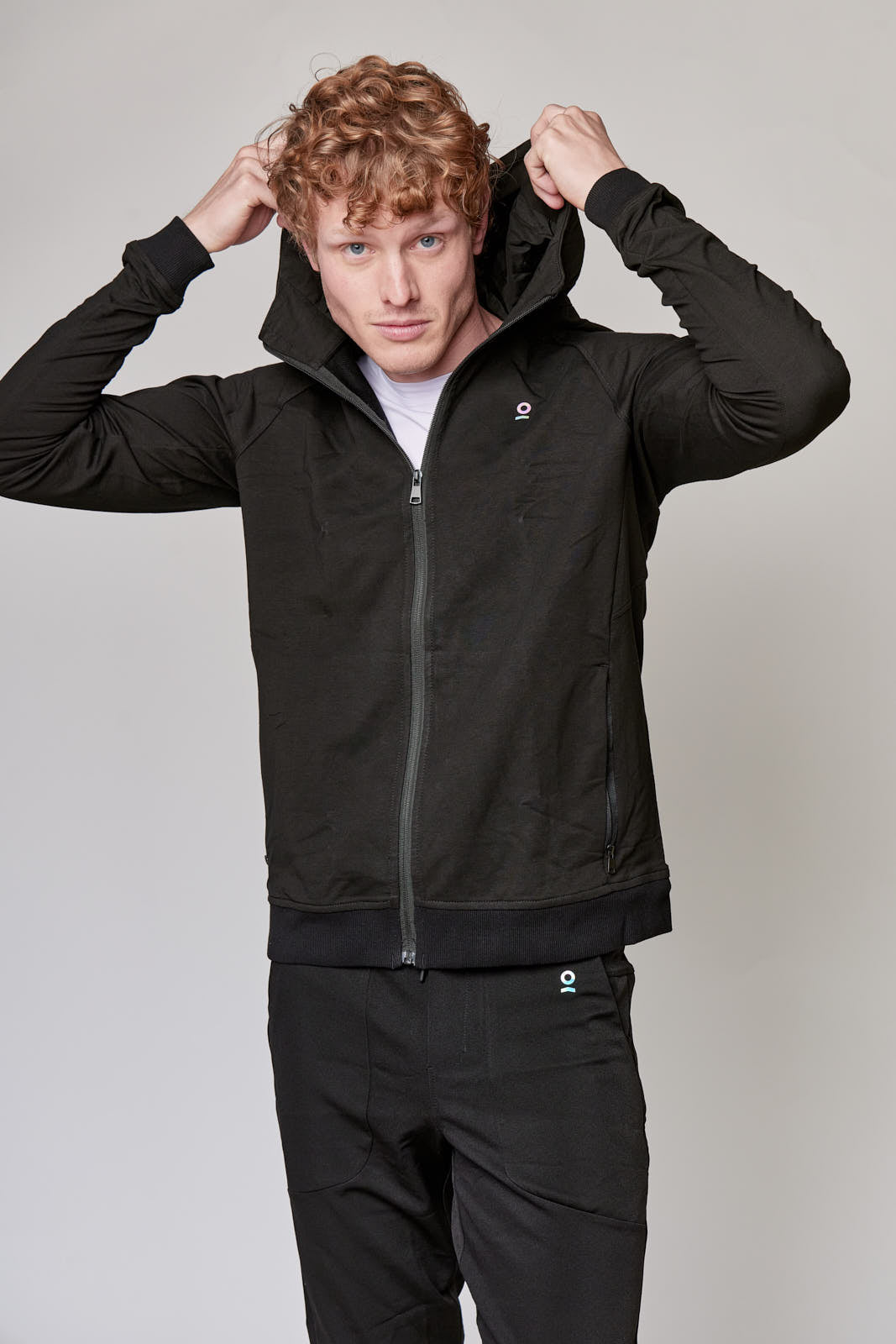 FULLZIP HOODIE black